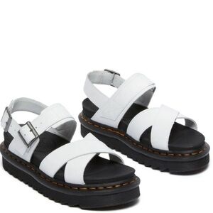 Dr. Martens White Voss Sandals New Without Box